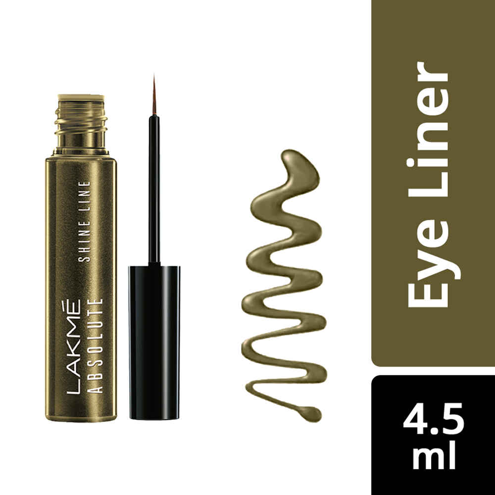 Buy Lakme Absolute Shine Liquid Eye Liner - Liquid Gold (4.5 ml) - Purplle