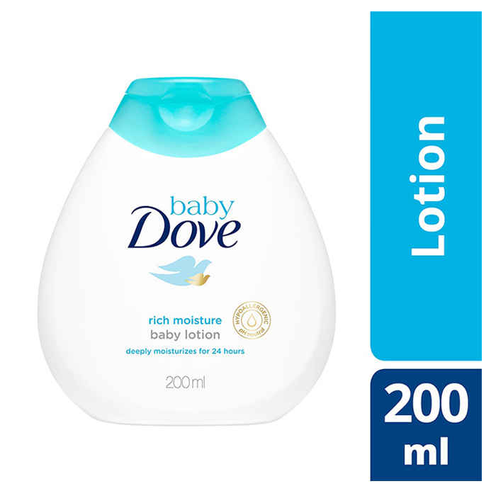 Buy Dove Baby Lotion Rich Moisture (200 ml) - Purplle