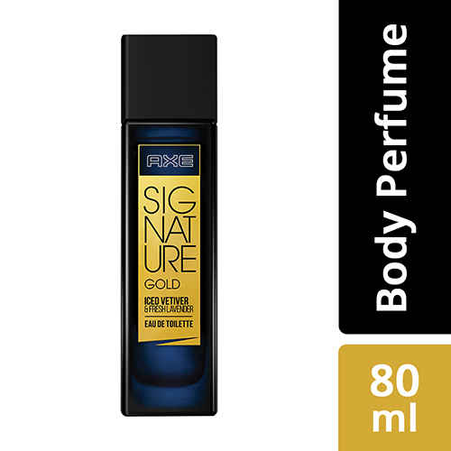 Buy AXE Signature Gold Iced Vetiver & Fresh Lavender Perfume (80 ml) - Purplle