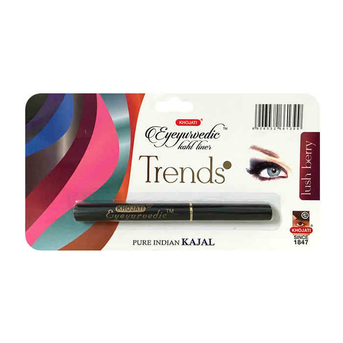 Buy K-Veda Eyeyurvedic Kohl Liner Lush Berry Pure Indian Kajal (0.25 g) - Purplle