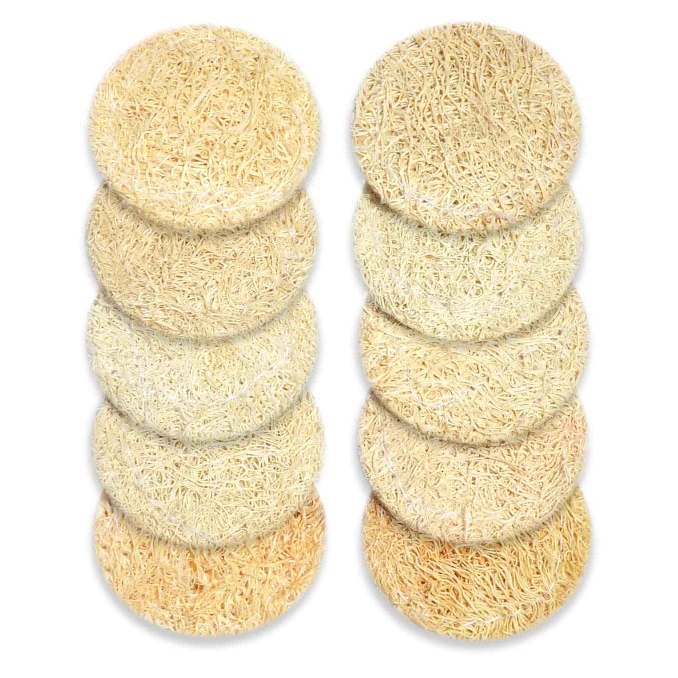 Buy PANACHE Loofah Stamps (Pack of 10), Dia.-3.8 cm., Foot & Hand Care, Beauty, Personal Care, Manicure, Pedicure, Nail Files & Buffers, Tools & Accessories - Purplle
