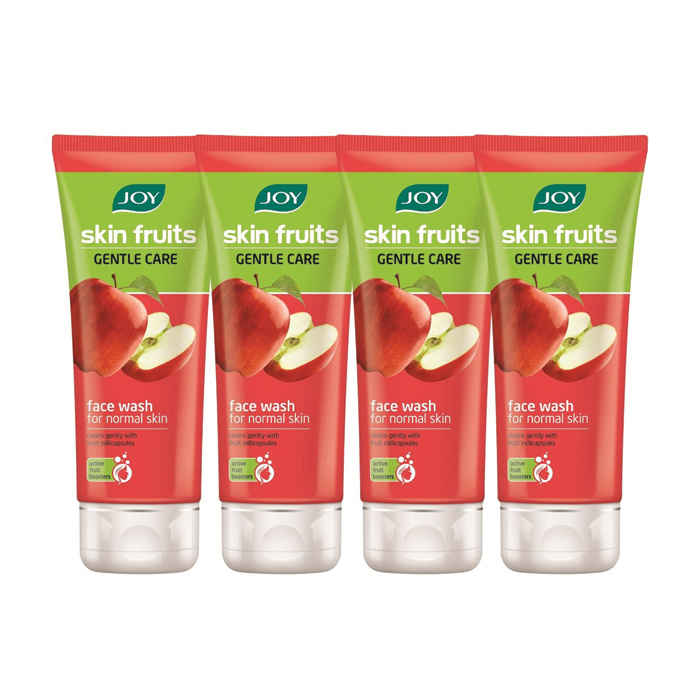 Buy Joy Skin Fruits Gentle Care Apple Face Wash (Pack Of 4 X 50 ml) - Purplle