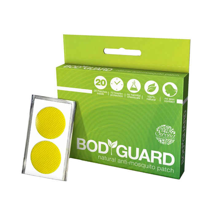 Buy Bodyguard Premium Natural Anti Mosquito Patches (20 Patches - 1 Pack) - Purplle