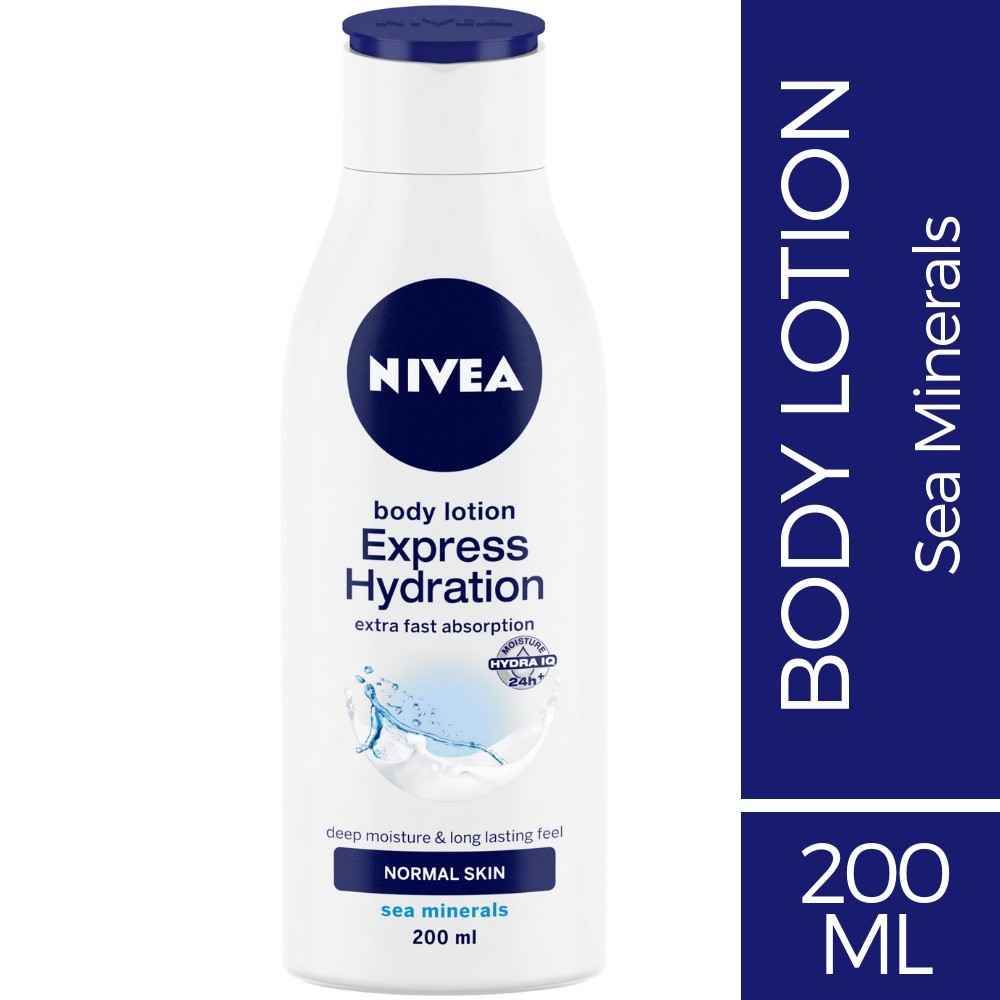 Buy NIVEA Body Lotion, Express Hydration, For Normal Skin, 200ml - Purplle