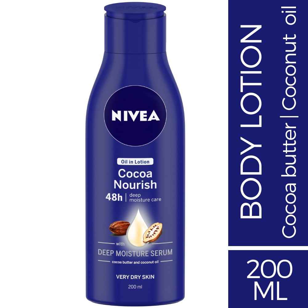 Buy NIVEA Cocoa Nourish BODY LOTION with Cocoa butter & Vitamin E for 48H deep moisturization (Very Dry skin) - Purplle