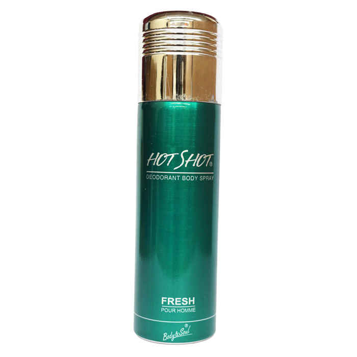 Buy Hot Shot Deodorant Body Spray Fresh Pour Homme (200 ml) - Purplle