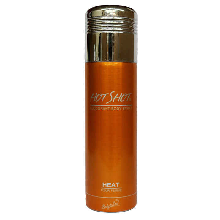 Buy Hot Shot Deodorant Body Spray Heat Pour Femme (200 ml) - Purplle