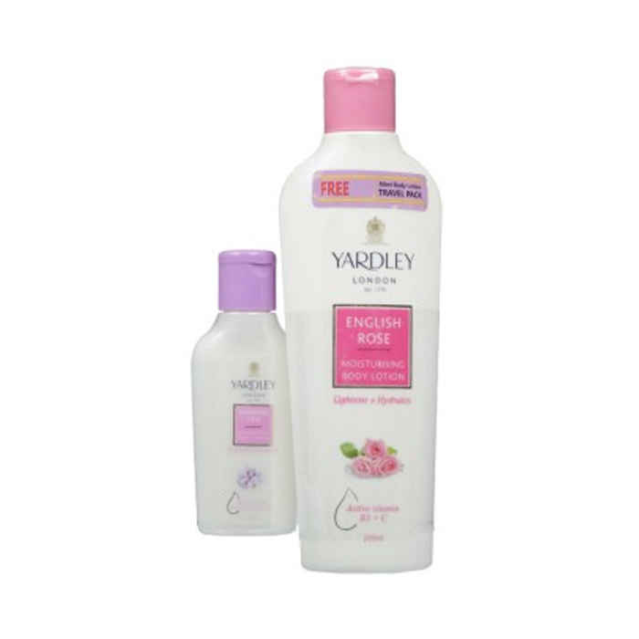 Buy Yardley Body Lotion English Rose (200 ml)  + Yardley Morning Dew Moisturising Body Lotion (50 ml) Free - Purplle
