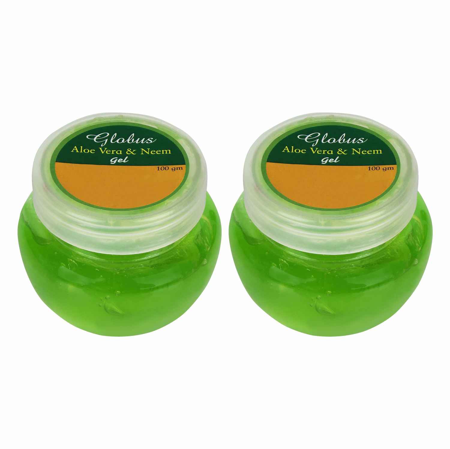 Buy Globus Aloe Vera & Neem Face Gel 100 gms (Pack of 2) - Purplle