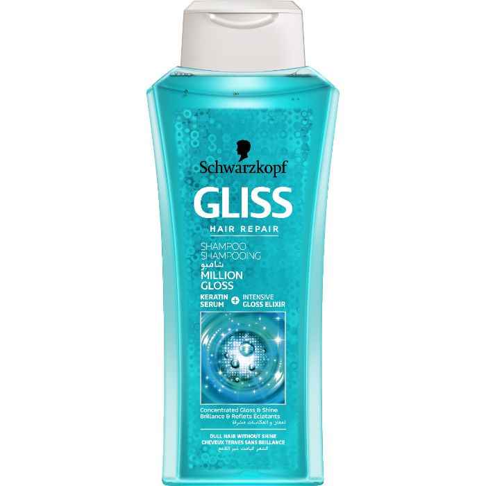 Buy Schwarzkopf Gliss Hair Repair With Liquid Keratin Million Gloss Shampoo (400 ml) - Purplle
