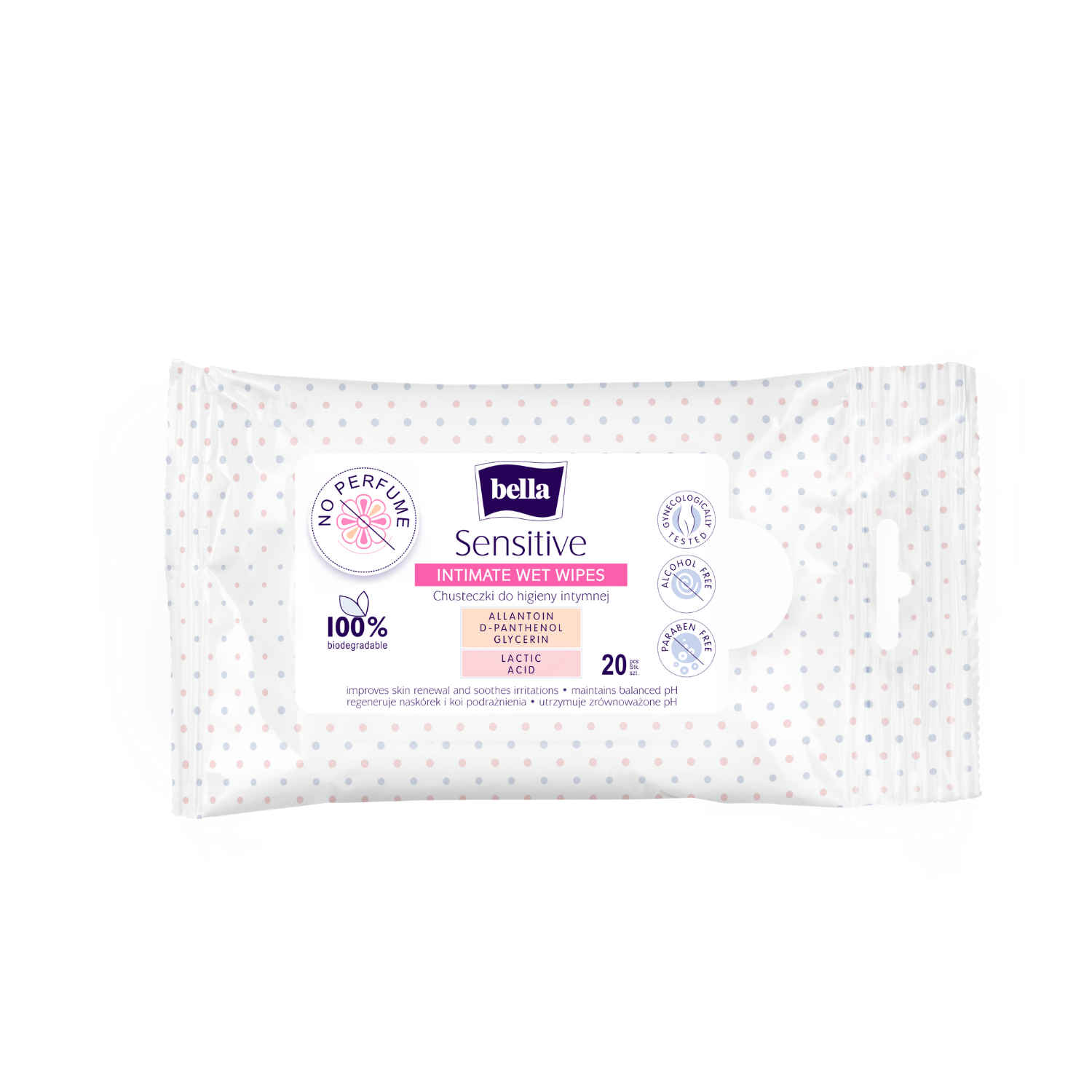 Buy Bella Intimate Care Wet Wipes 20 Pcs - Purplle