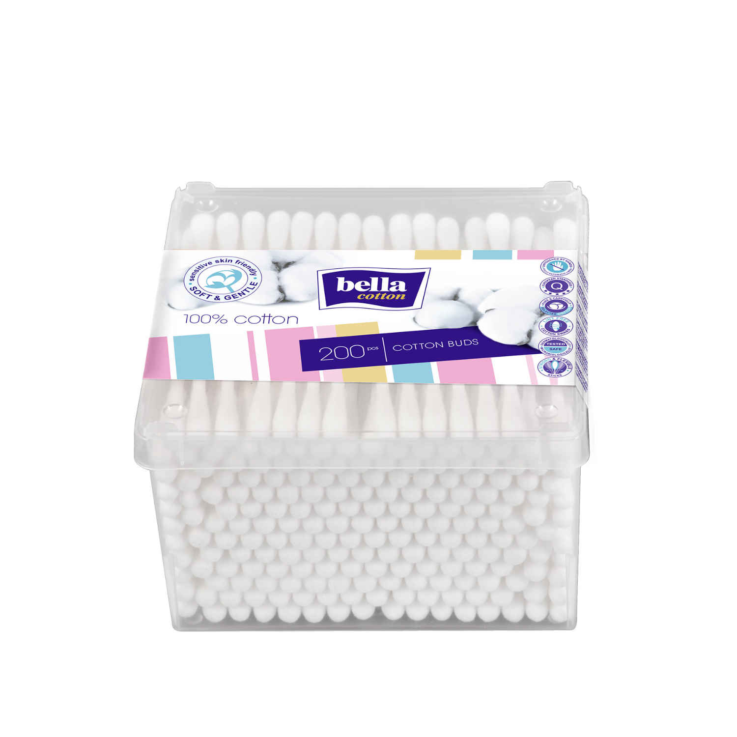 Buy Bella Cotton Buds 200 Pcs - Purplle