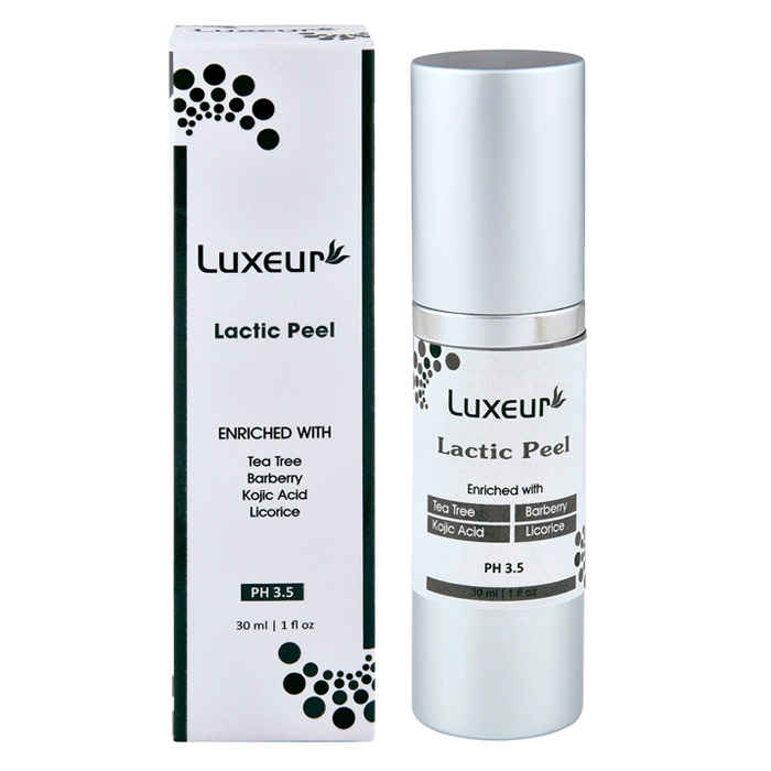 Buy Luxeur Lactic Acid Peel (30 ml) - Purplle