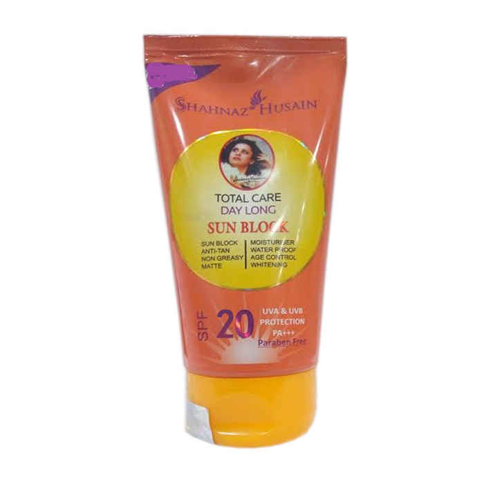 Buy Shahnaz Husain Total Care Day Long Sunscreen Gel SPF-20 (100 g) - Purplle