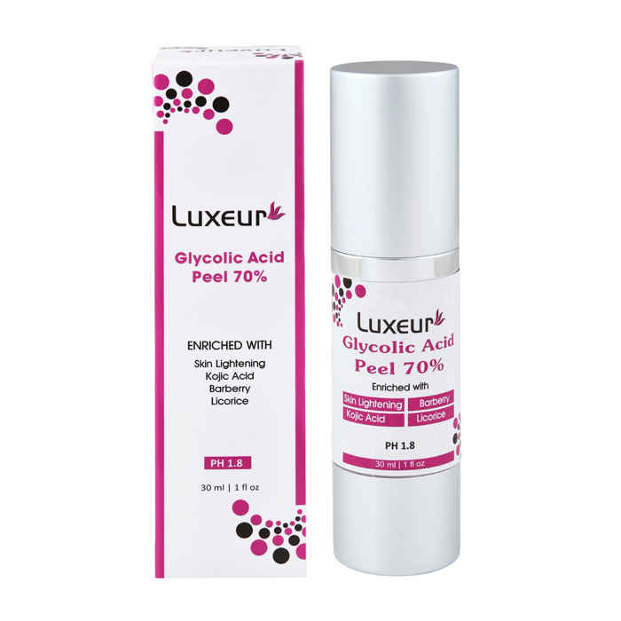 Buy Luxeur Glycolic Acid Peel 70% (30 ml) - Purplle