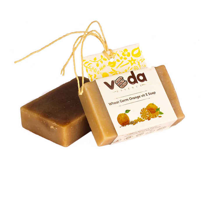 Buy Veda Essence Wheat Germ Orange Vit E Soap (125 g) - Purplle