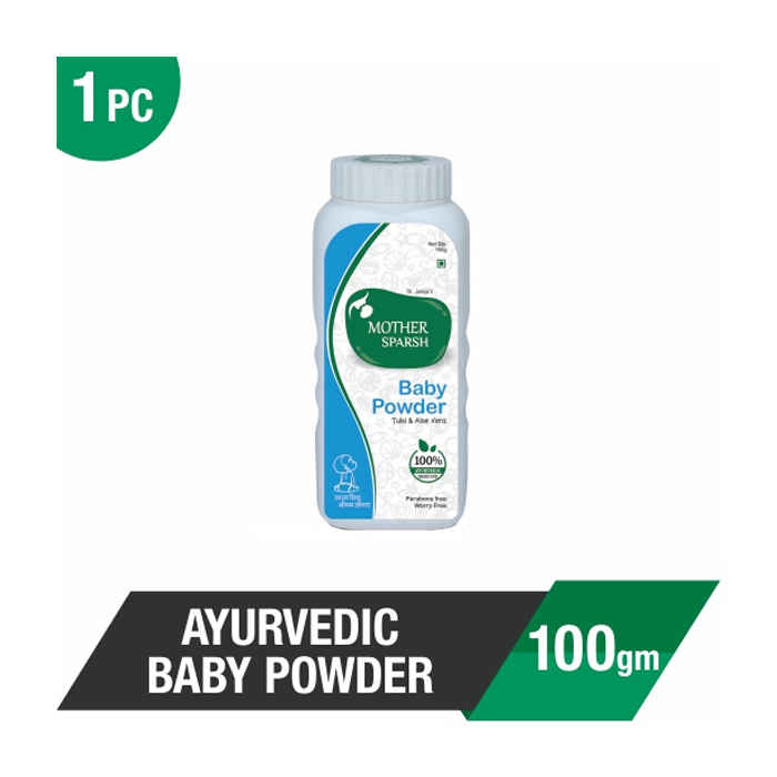 Buy Mother Sparsh Ayurvedic Baby Powder (100 g) - Purplle