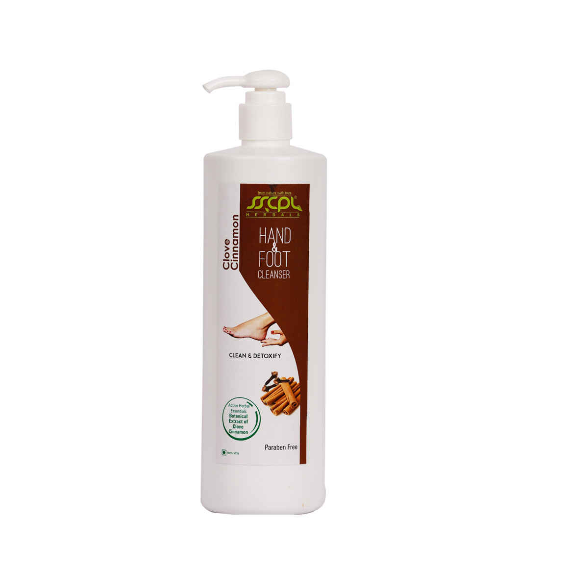 Buy SSCPL Herbals Clove Cinnamon Hand & Foot Cleanser (500 ml) - Purplle