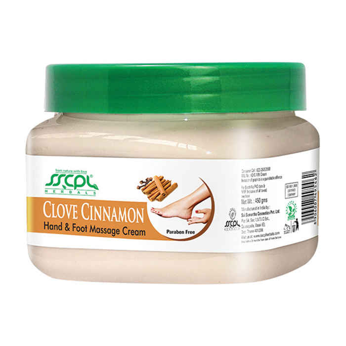 Buy SSCPL Herbals Clove Cinnamon Hand & Foot Massage Cream (150 g) - Purplle
