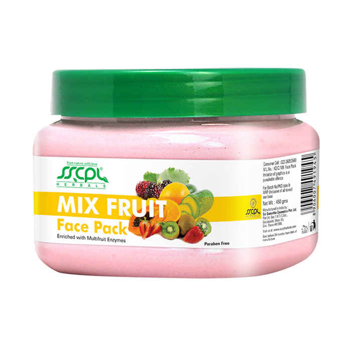 Buy SSCPL Herbals Mix Fruit Face Pack (450 g) - Purplle