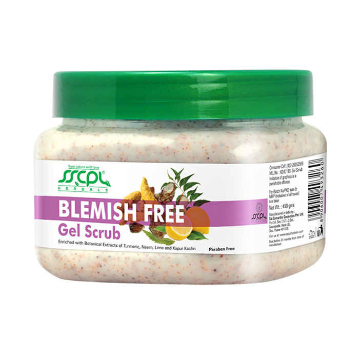 Buy SSCPL Herbals Blemish Gel Scrub (450 g) - Purplle