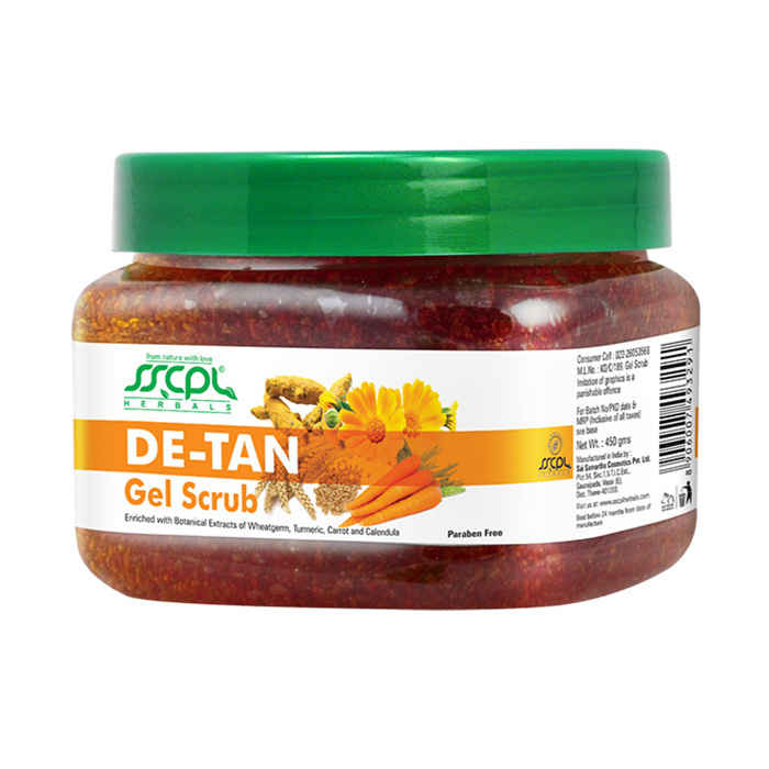 Buy SSCPL Herbals Detan Free Gel Scrub (150 g) - Purplle