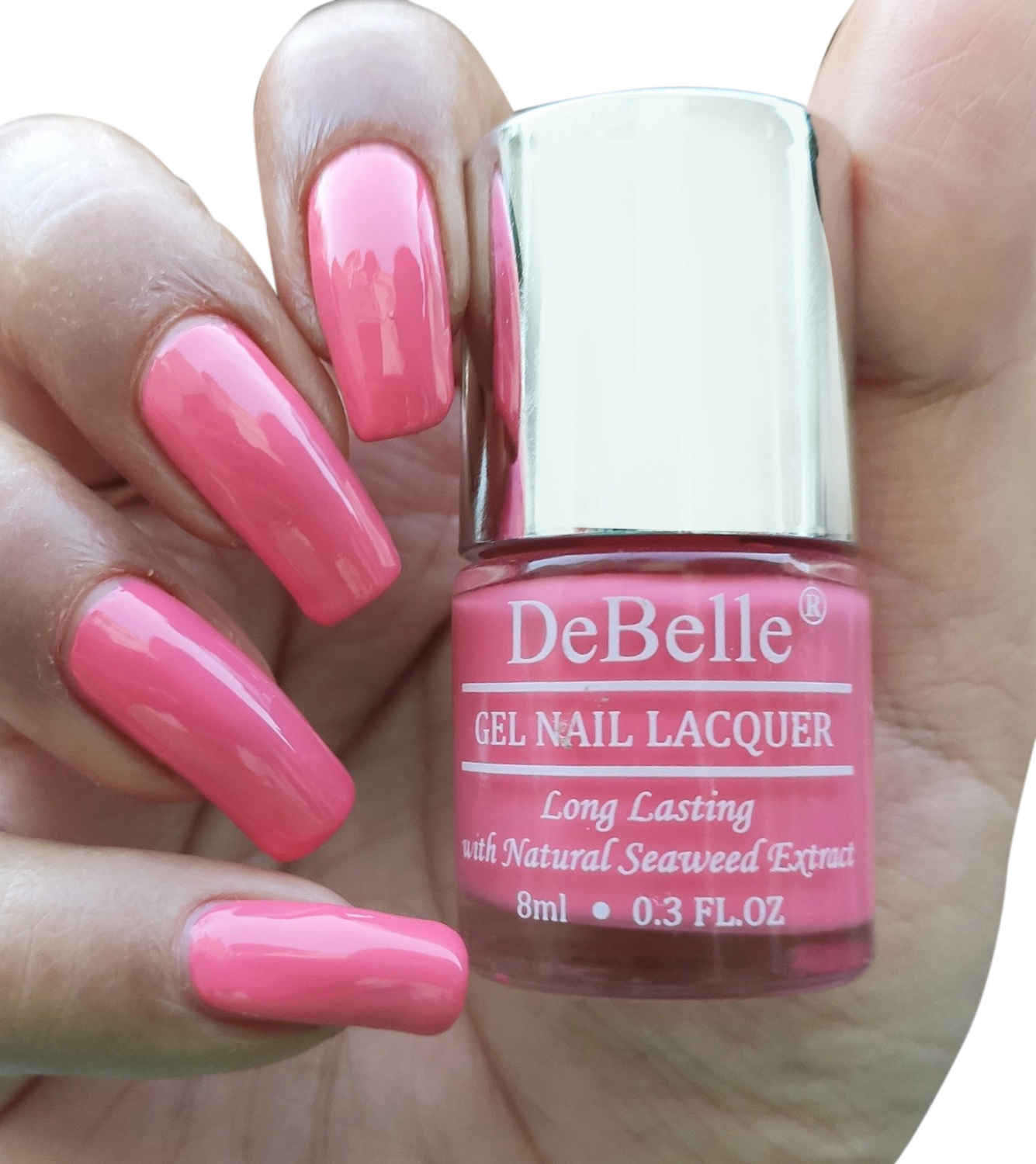 Buy DeBelle Gel Nail Lacquer Creme Bebe Kiss - Baby Pink, (8 ml) - Purplle