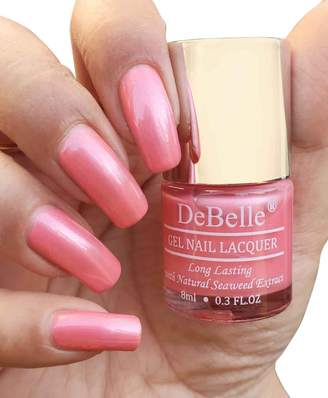 Buy DeBelle Gel Nail Lacquer Pearl Miss Bliss - Pink, (8 ml) - Purplle