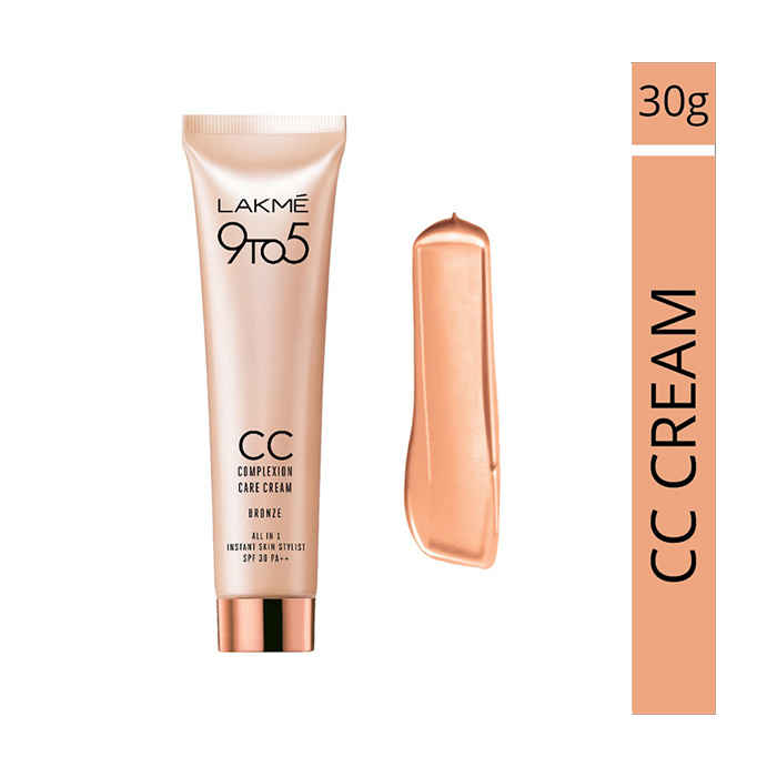 Buy Lakme 9 to 5 Complexion Care Face Cream| Bronze | Enhances Glow | Tinted Moisturiser | 30 g - Purplle