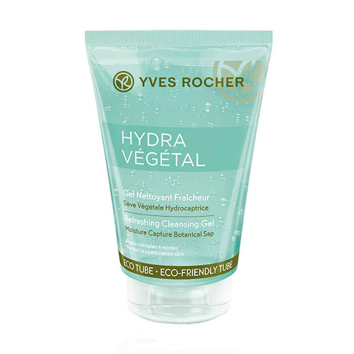 Buy Yves Rocher Hydra Vegetal Refreshing Cleansing Gel Moisture Capture Botanical Sap (125 ml) - Purplle