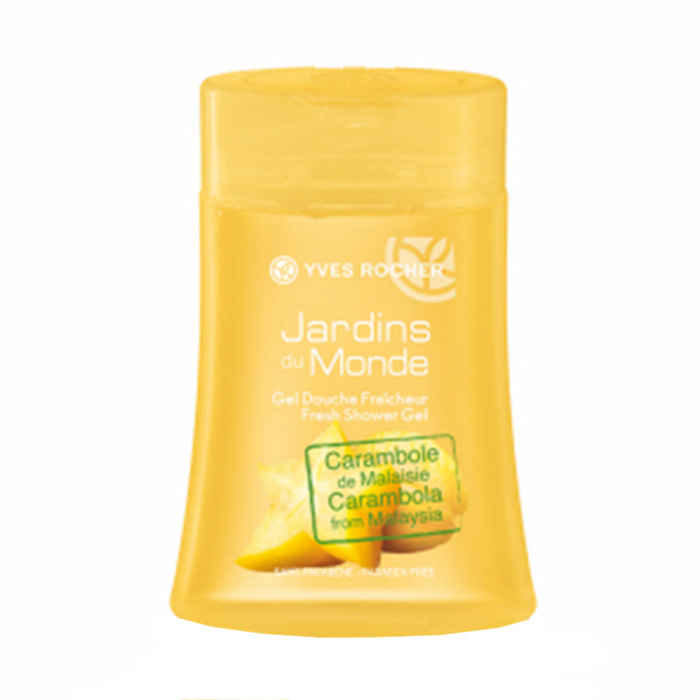 Buy Yves Rocher Jardins Du Monde Fresh Shower Gel Carambola From Malaysia Bottle (200 ml) - Purplle