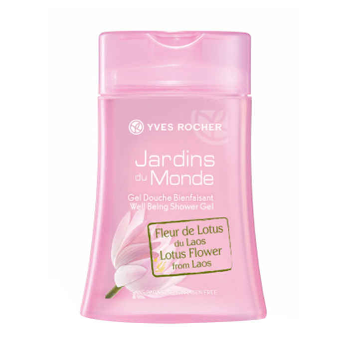 Buy Yves Rocher Jardins Du Monde Well Being Shower Gel Lotus From Laos Bottle (200 ml) - Purplle