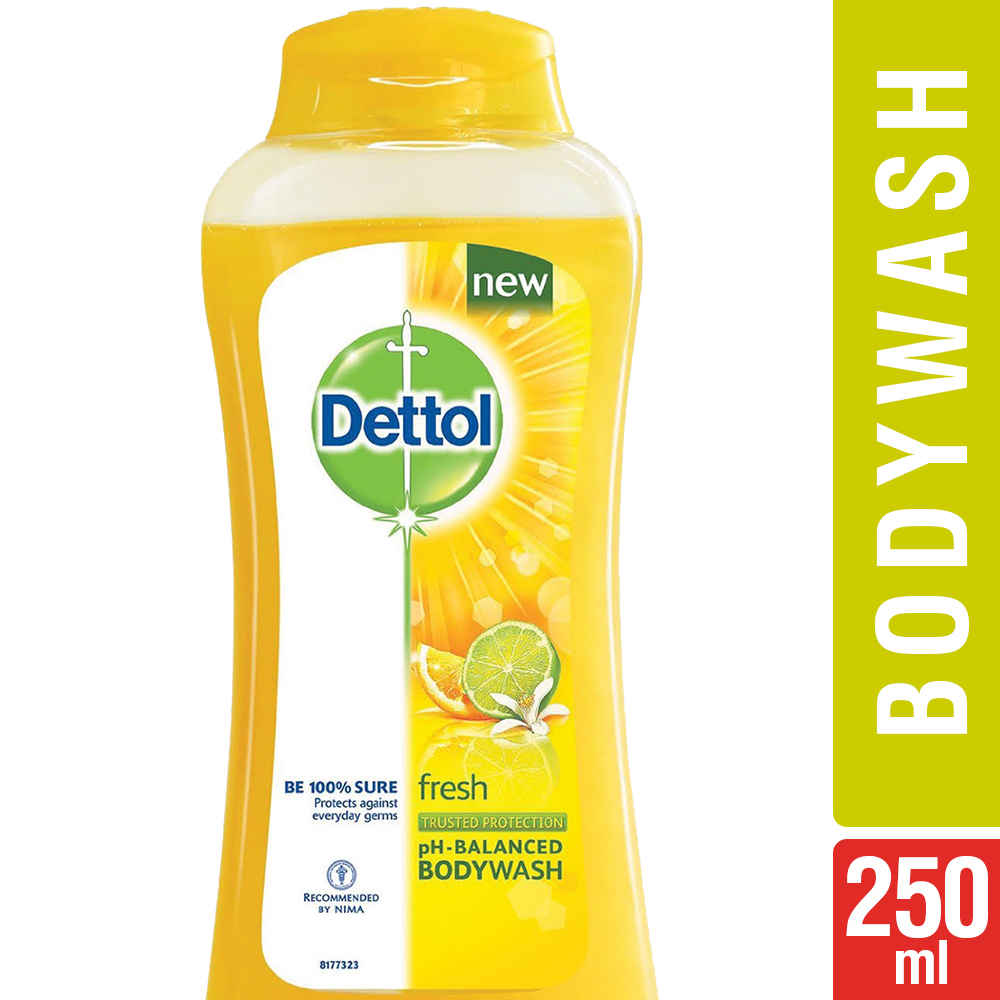 Buy Dettol Germ Protection Body Wash, Fresh (Shower Gel) (250 ml) - Purplle