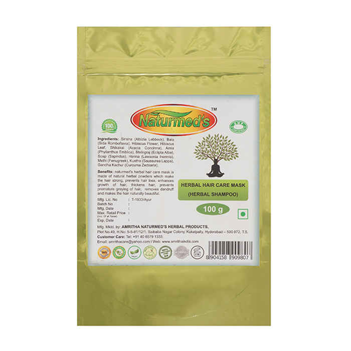 Buy Naturmed's Herbal Hair Care Mask Shampoo (100 g)38 - Purplle