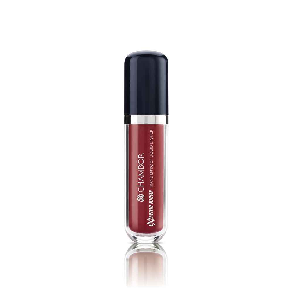 Buy Chambor Extreme Wear Transferproof Liquid Lipstick, Retro Rouge No.434 - Purplle