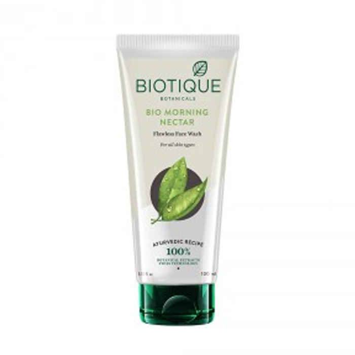 Buy Biotique Bio Morning Nector Flawless Face Scrub Prevents Dark Sports(100 g) - Purplle