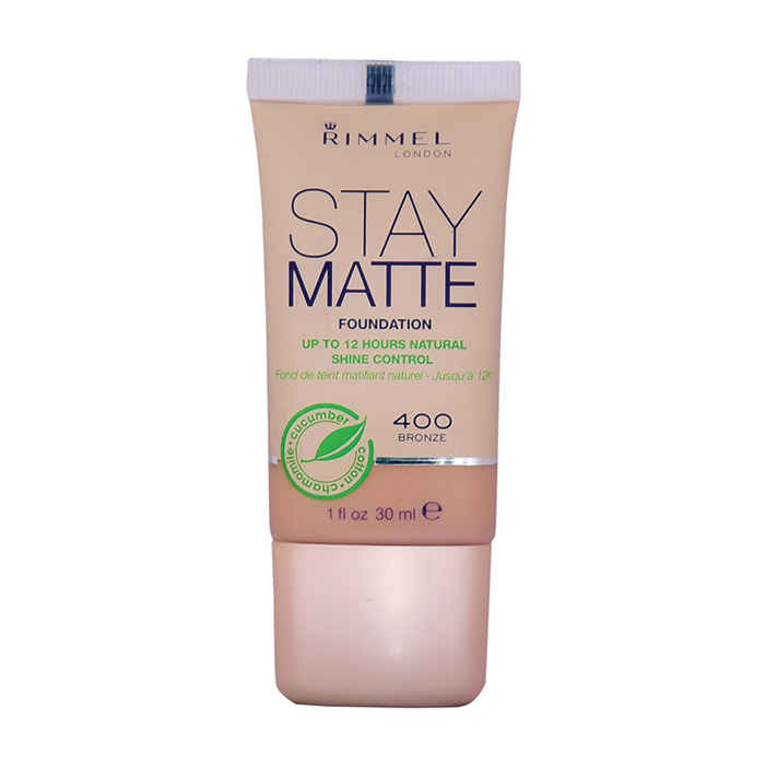 Buy Rimmel Stay Matte Foundation - Bronze #400 (30 ml) - Purplle
