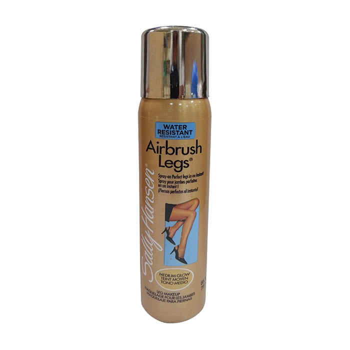 Buy Sally Hansen Water Resistant A L'Eau Airbrush Legs Spray - Medium Glow (75 ml) - Purplle