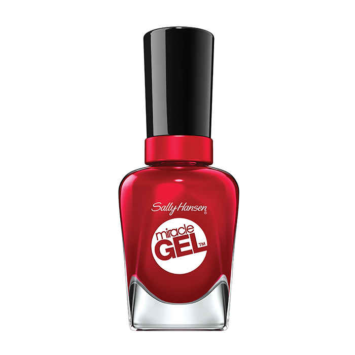 Buy Sally Hansen Miracle Gel - Rhapsody Red #680 (14.7 ml) - Purplle