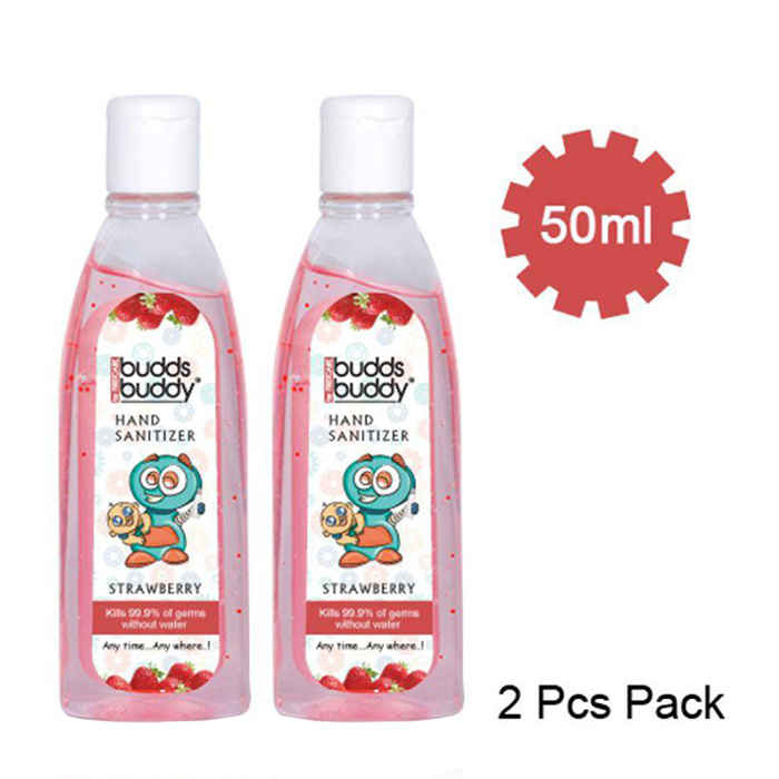 Buy Buddsbuddy Pack of 2 Hand Sanitizer Strawberry (50 ml) - Purplle