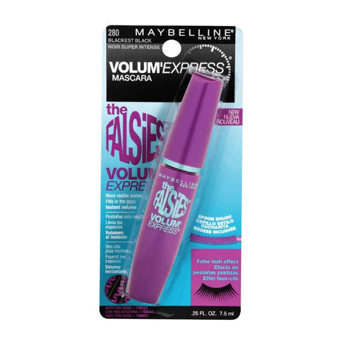 Buy Maybelline New York Volume Express Falsies Washable Mascara 291 Very Black (7.5 ml) - Purplle