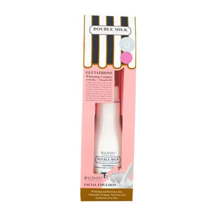 Buy Scentio Double Milk Triple White Facial Emulsion (Made In Thailand) - Purplle