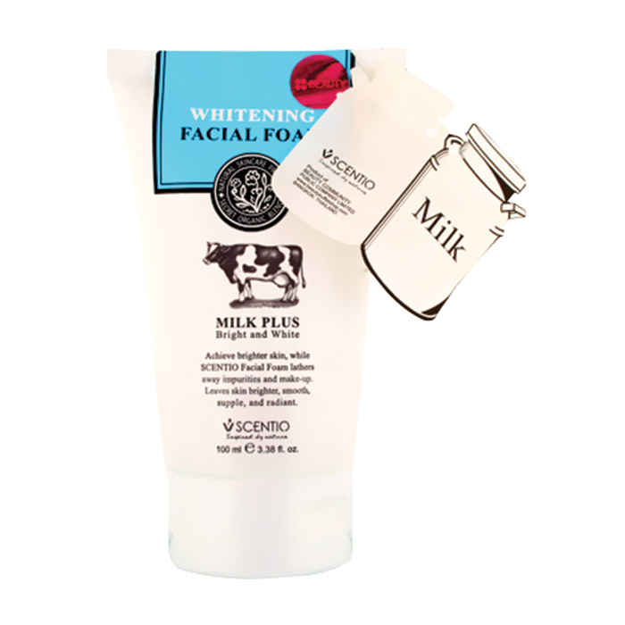 Buy Scentio Whitening Milk Plus Bright & White Facial Foam (Made In Thailand) - Purplle