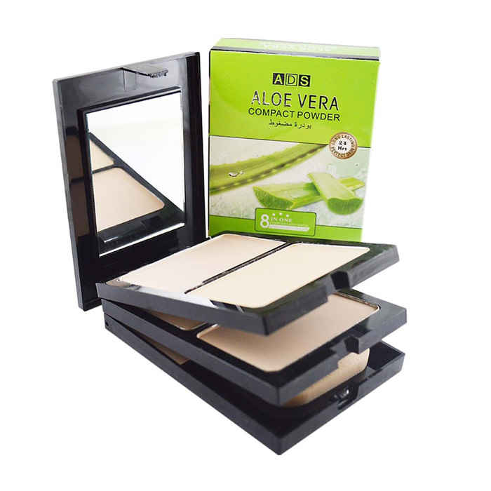Buy Ads 100 % Natural 8 In 1 Compact Powder With Aloe Vera - A8631F - Purplle