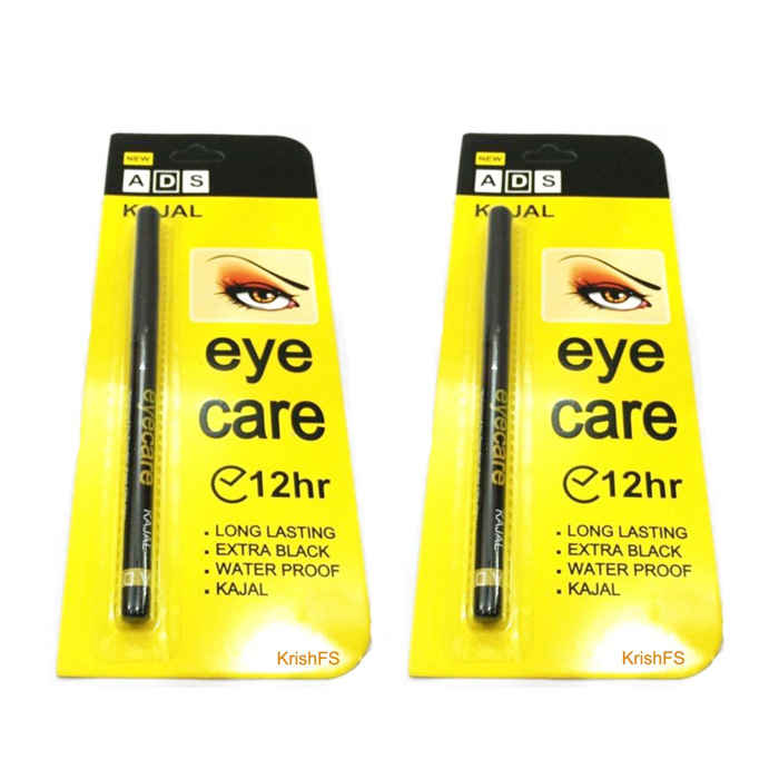 Buy Ads Eye Care Kajal Long Lasting Extra Black Water Proof Kajal 12 Hr - Purplle