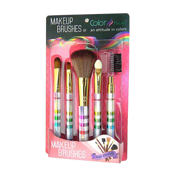 Buy Color Fever Makeup Brush Set Goldy - Purplle
