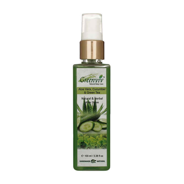 Buy Greenviv Natural Aloe-Vera After Shave (100 ml) - Purplle