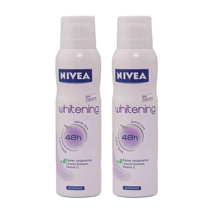 Buy Nivea Whitening Fruity Touch Deodorant (150 ml) B1G1 - Purplle