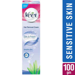 Buy Veet Hair Removal Cream Sensitive Skin (100 g) - Purplle
