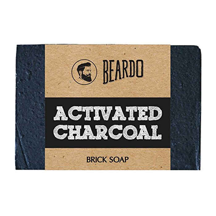 Buy Beardo Activated Charcoal Brick Soap (125 g) - Purplle